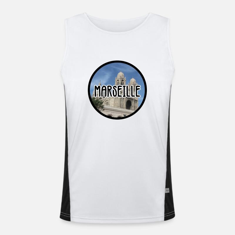 Marseille La Major Men's Functional Contrast Tank Top 