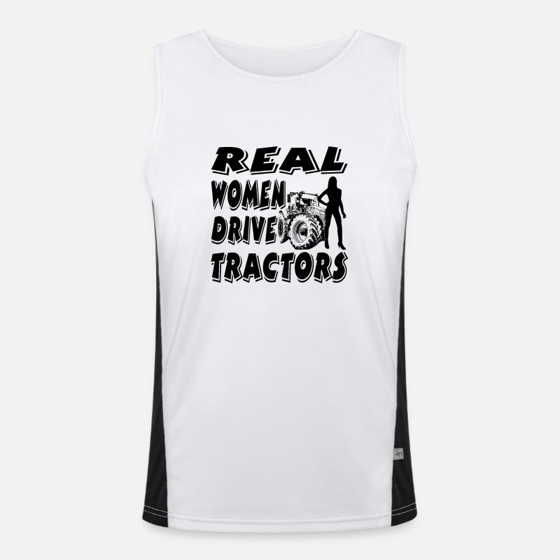 Traktor Funktionelles Kontrast-Tank Top für Männer 