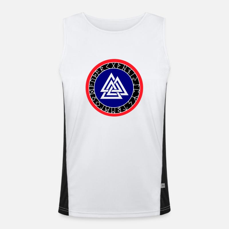 Viking Compass Wotan Men's Functional Contrast Tank Top 