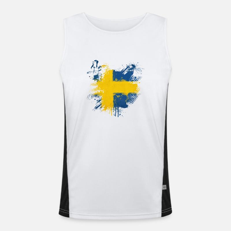 Graffitti Suède Débardeur respirant contrasté Homme 