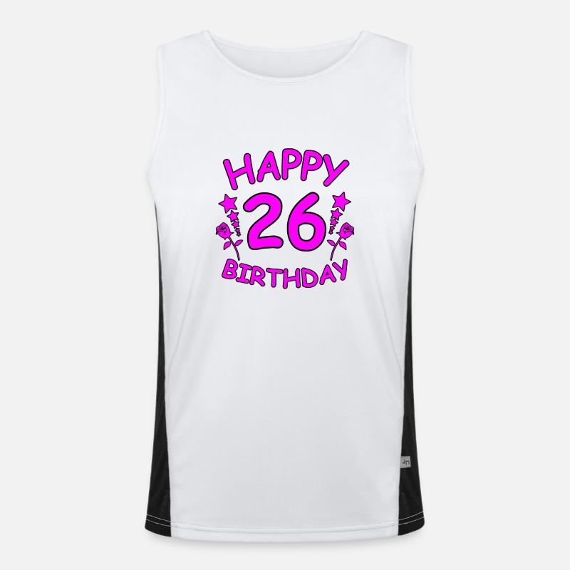 Birthday Men's Functional Contrast Tank Top 