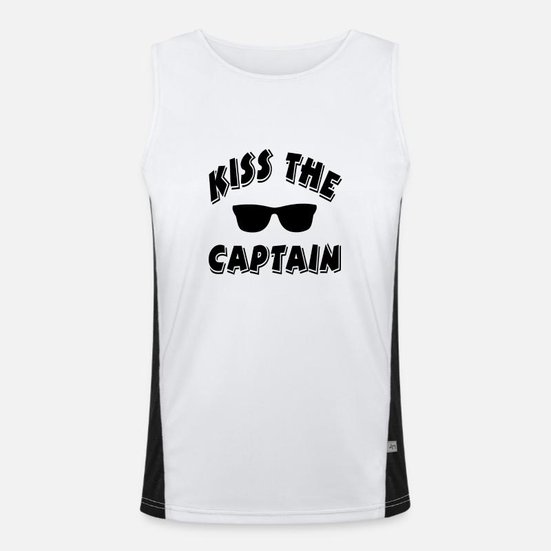 Boot Funktionelles Kontrast-Tank Top für Männer 