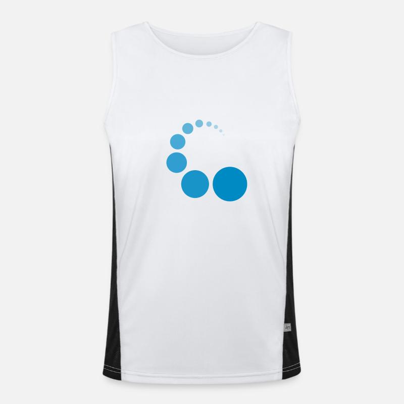 CIRCIRCLE BLUE Men's Functional Contrast Tank Top 