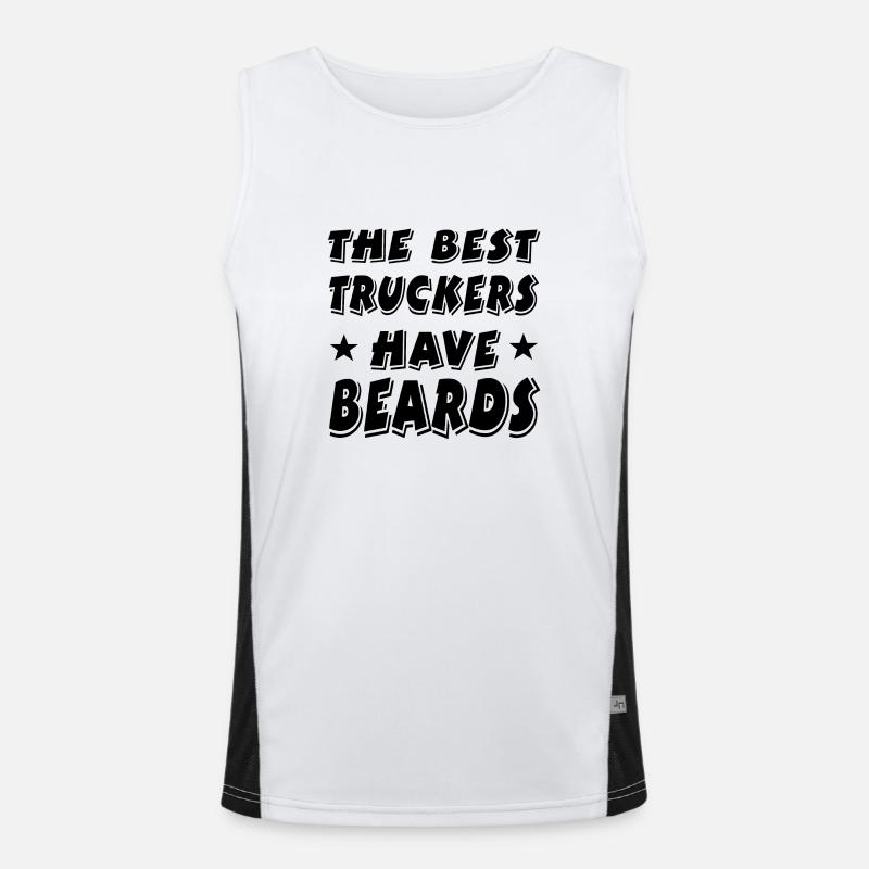 Bart Funktionelles Kontrast-Tank Top für Männer 