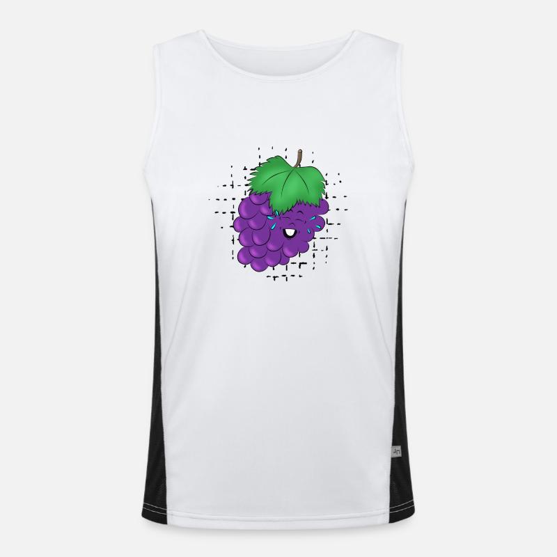 S’amuser avec Grape Débardeur respirant contrasté Homme 