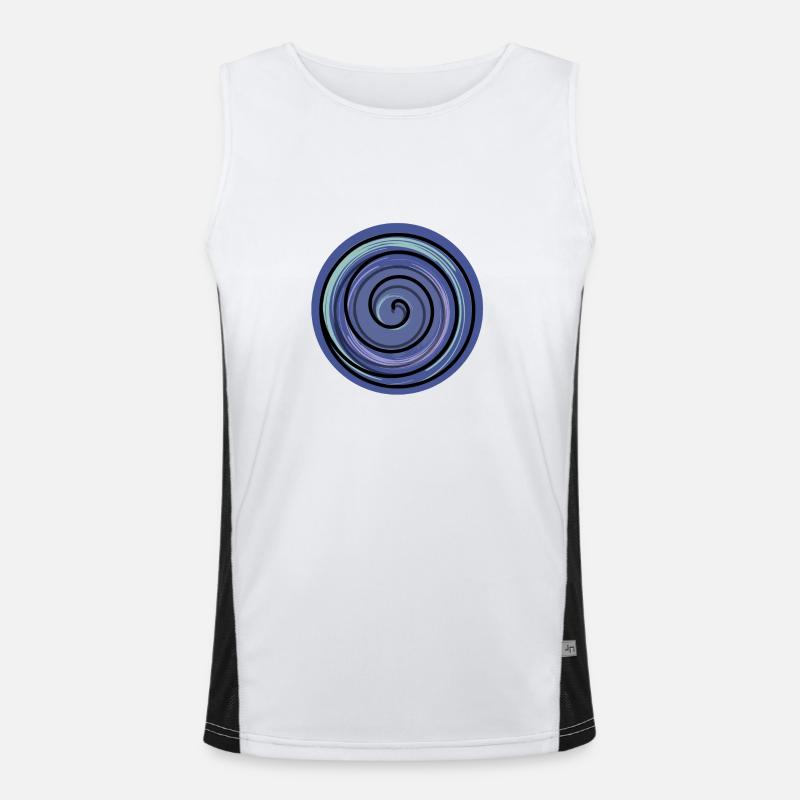 black hole Funktionelles Kontrast-Tank Top für Männer 