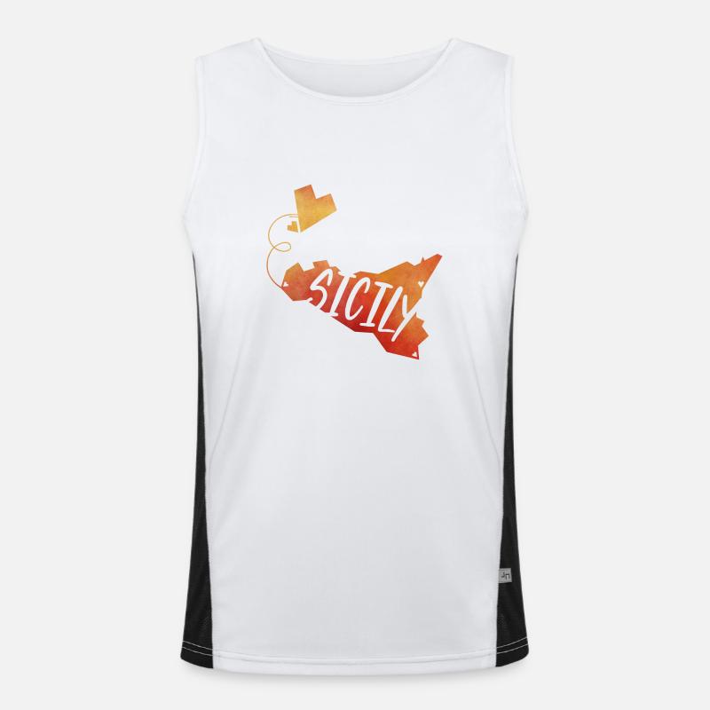 Sicile Débardeur respirant contrasté Homme 