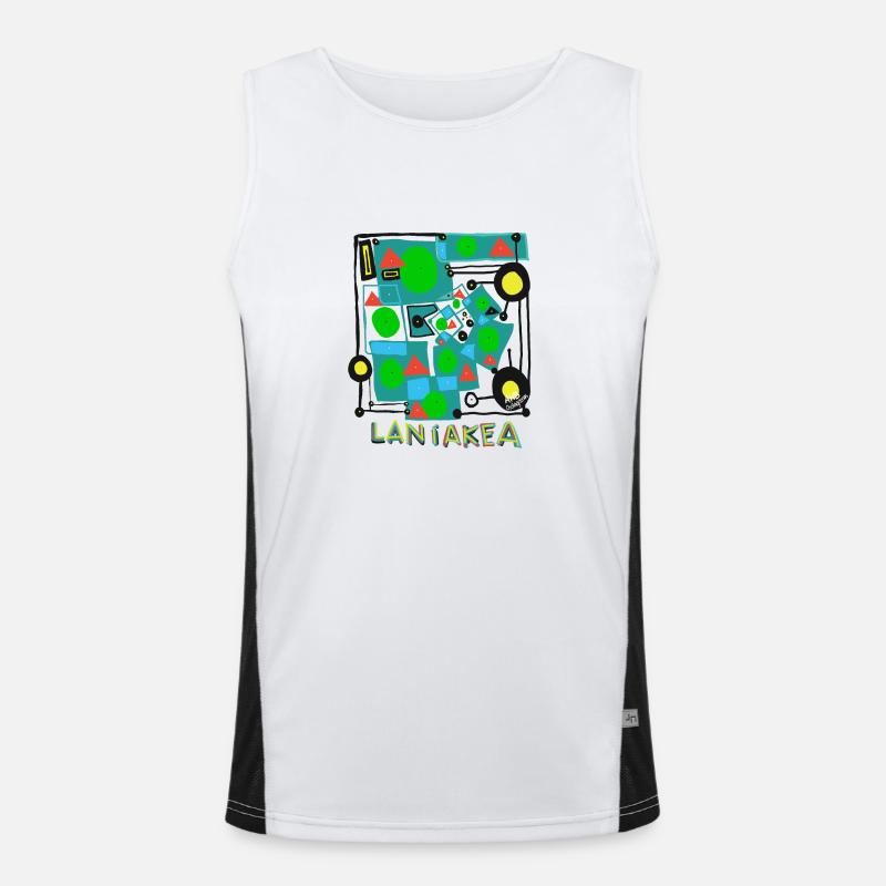 LANIAKEA v.Improved Men's Functional Contrast Tank Top 