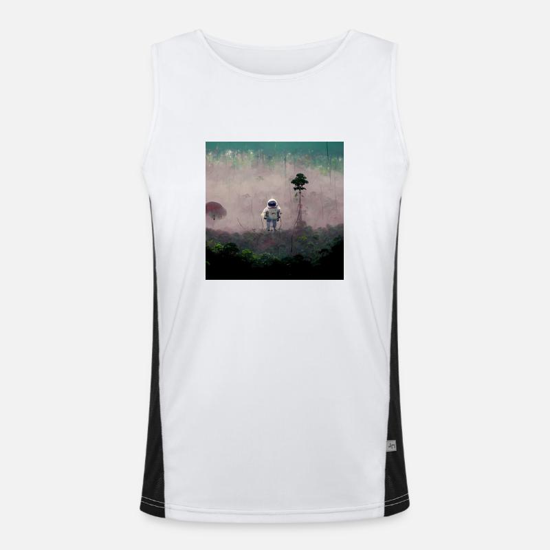 Lonely Voyager 042 Funktionelles Kontrast-Tank Top für Männer 