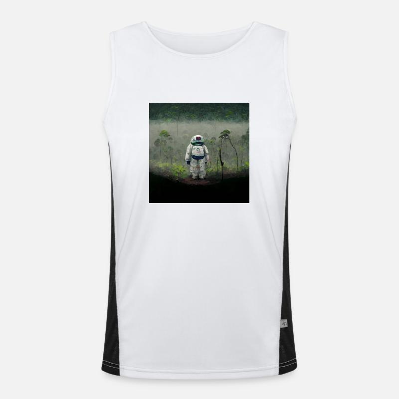 Lonely Voyager 066 Funktionelles Kontrast-Tank Top für Männer 