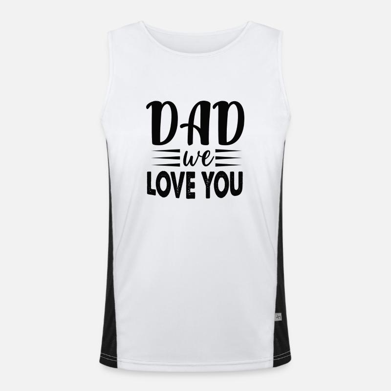 Papa on t’aime Débardeur respirant contrasté Homme 