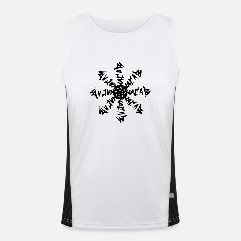 1312 Funktionelles Kontrast-Tank Top für Männer 