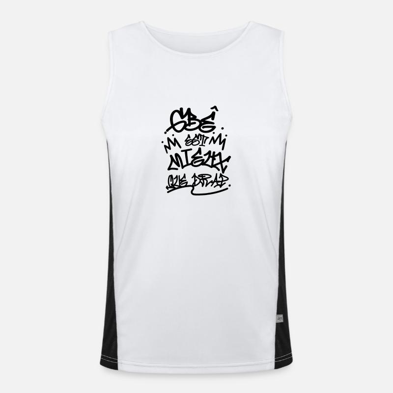 Gbê is better than sheet! Men's Functional Contrast Tank Top 