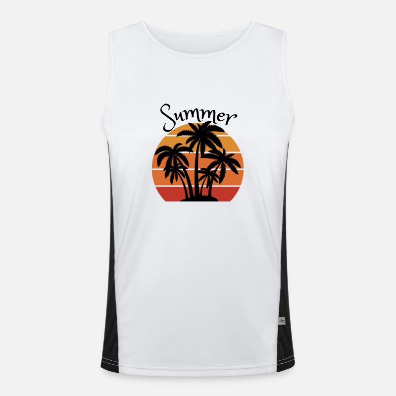 Summer Débardeur respirant contrasté Homme 