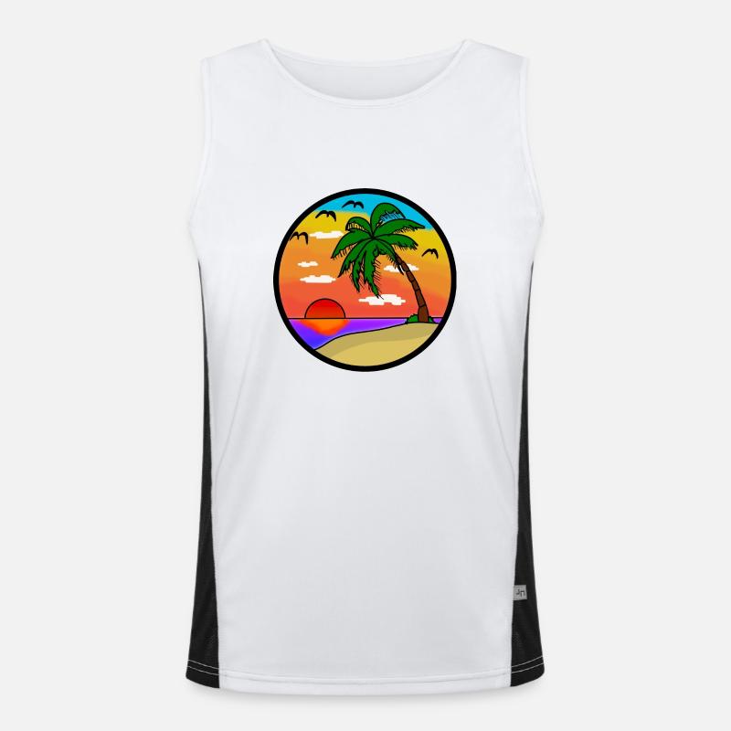 Iland Funktionelles Kontrast-Tank Top für Männer 