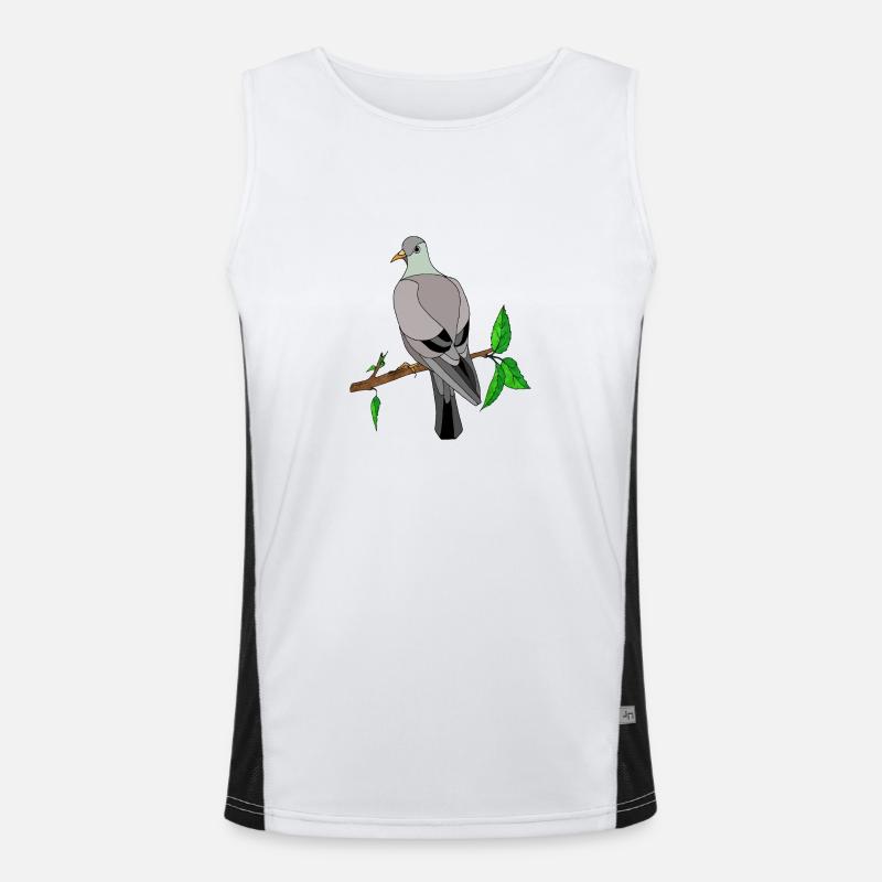 Vogel Funktionelles Kontrast-Tank Top für Männer 