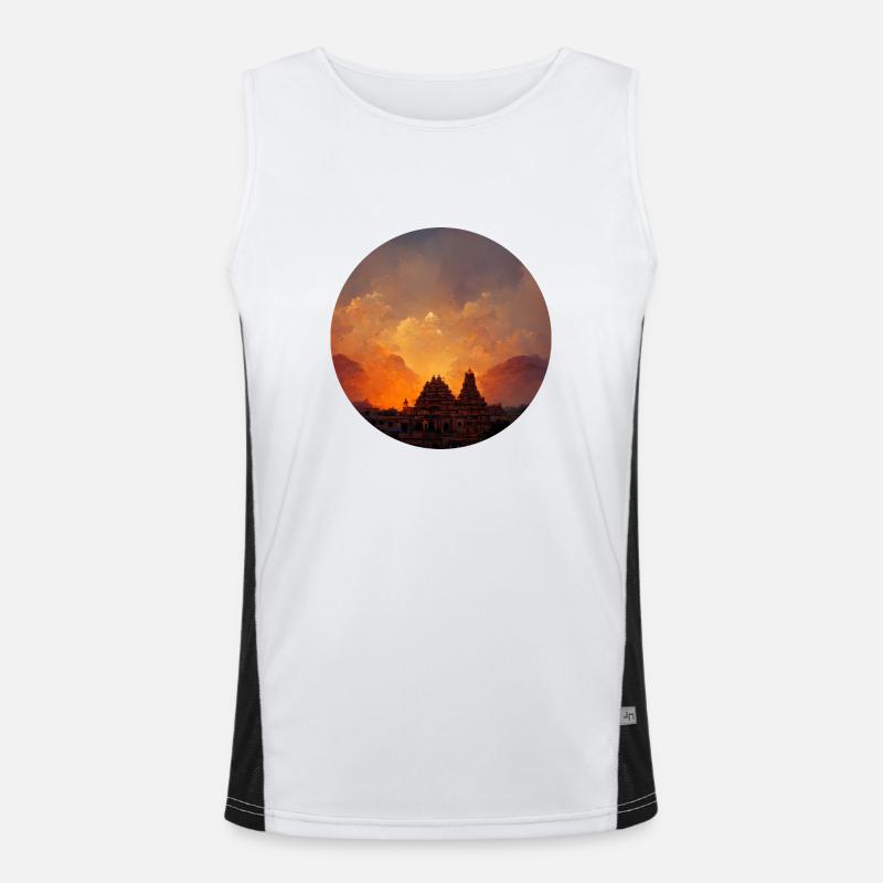 Sunset Men's Functional Contrast Tank Top 