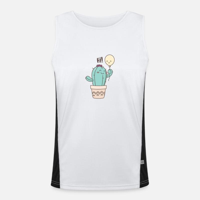 Hi! Men's Functional Contrast Tank Top 
