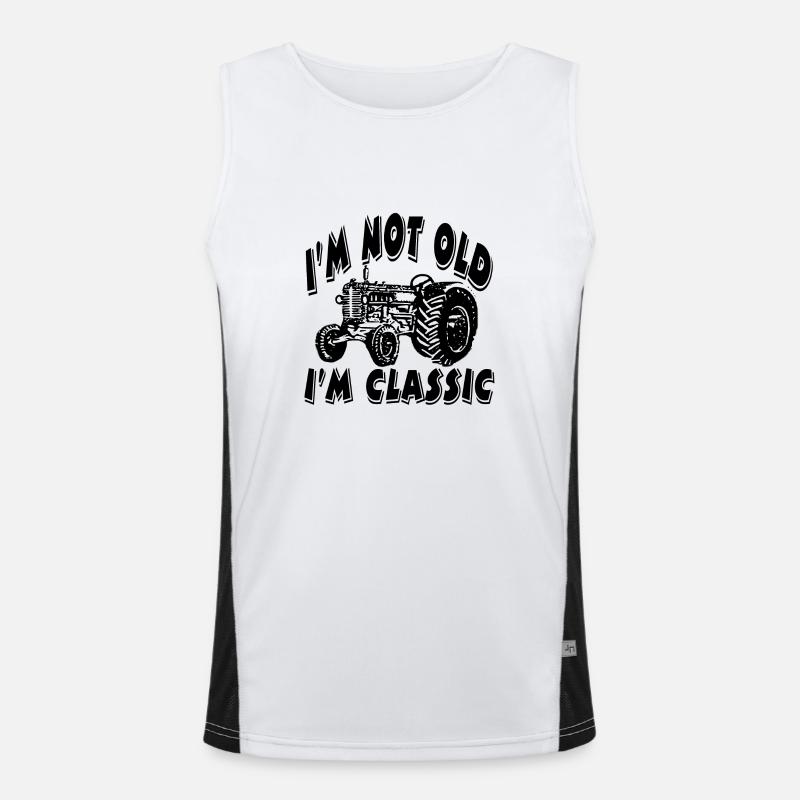 Traktor Funktionelles Kontrast-Tank Top für Männer 