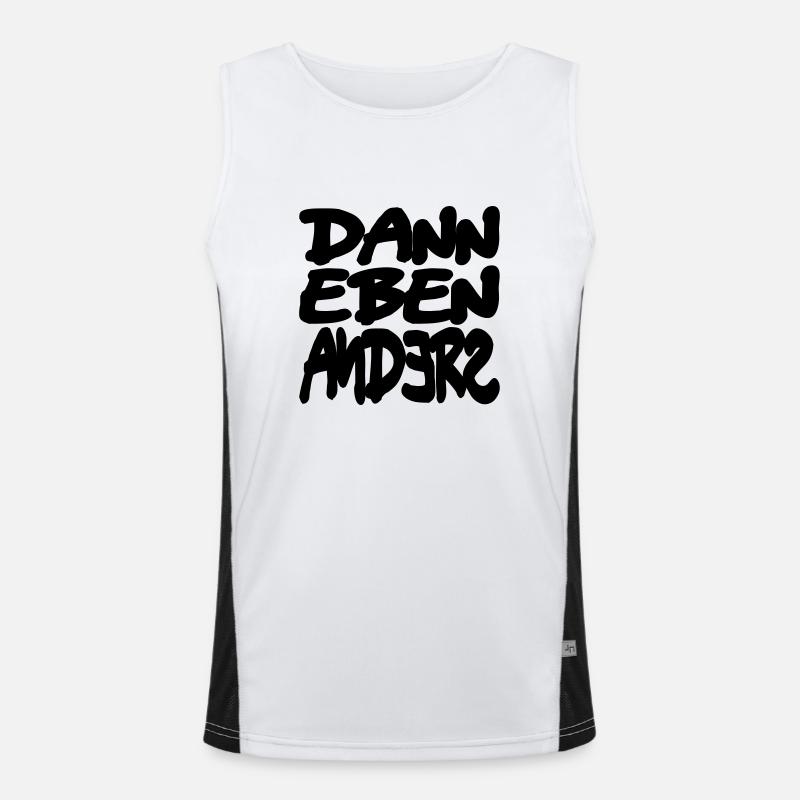 dann eben anders Funktionelles Kontrast-Tank Top für Männer 