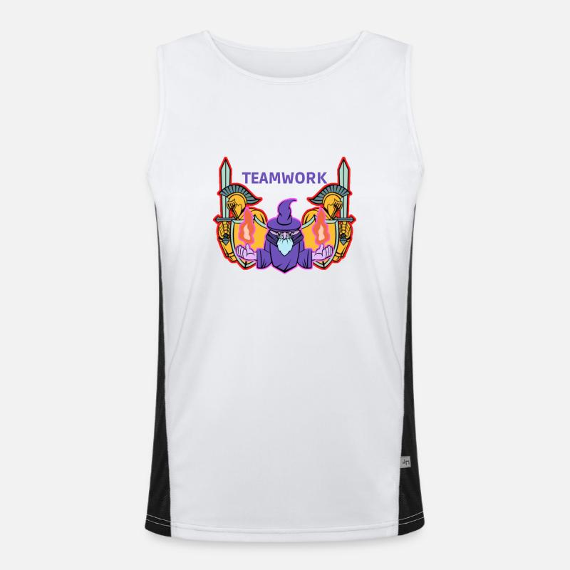 TEAMWORK Funktionelles Kontrast-Tank Top für Männer 