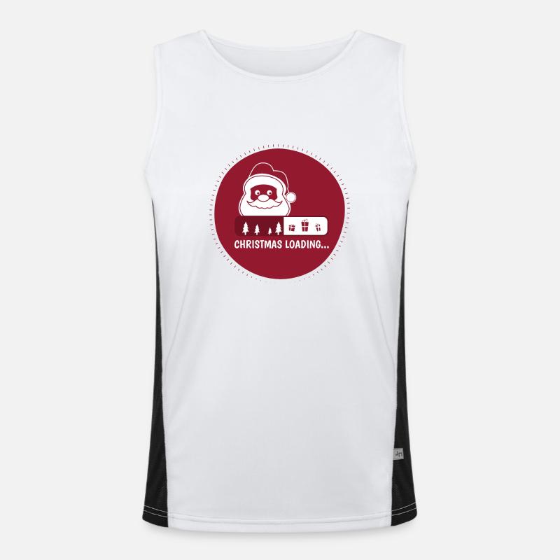 CHRISTMAS IS LOADING Men's Functional Contrast Tank Top 