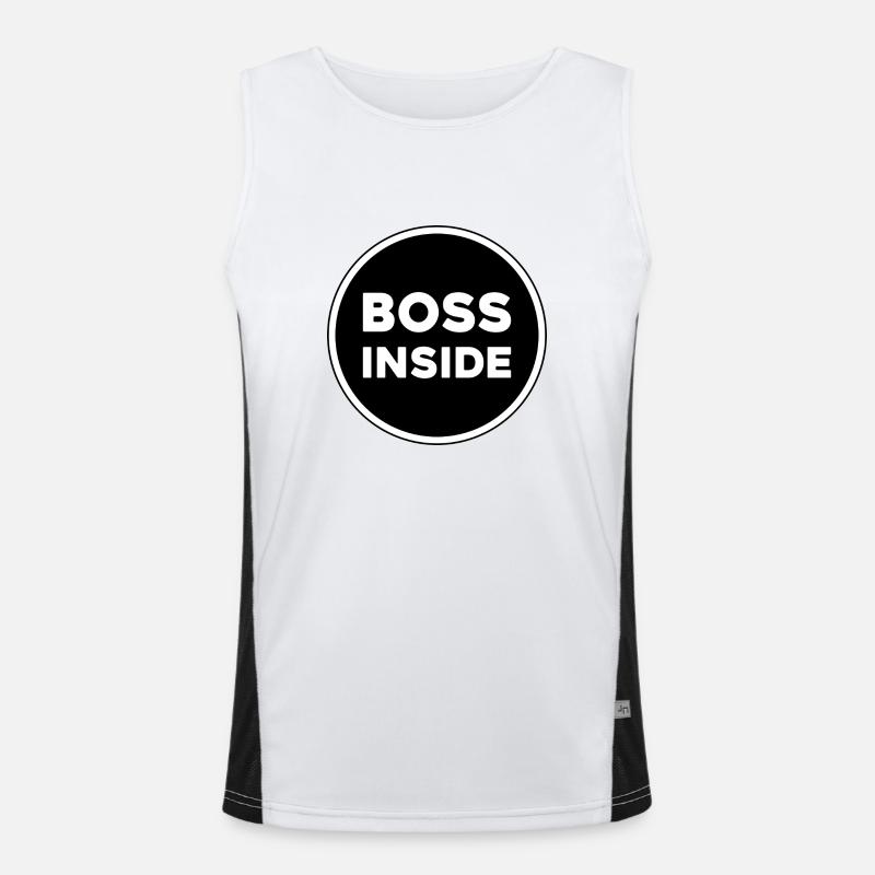 BOSS INSIDE Men's Functional Contrast Tank Top 
