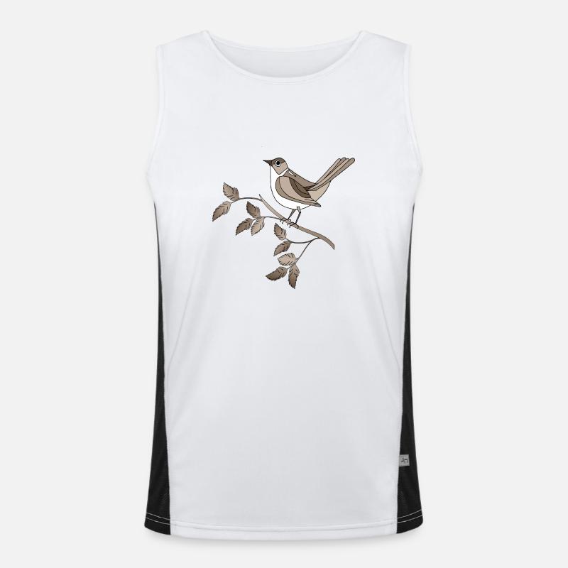 Vogel Funktionelles Kontrast-Tank Top für Männer 