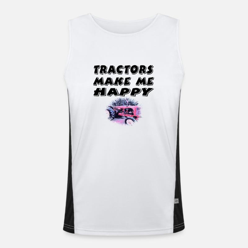 Traktor Funktionelles Kontrast-Tank Top für Männer 