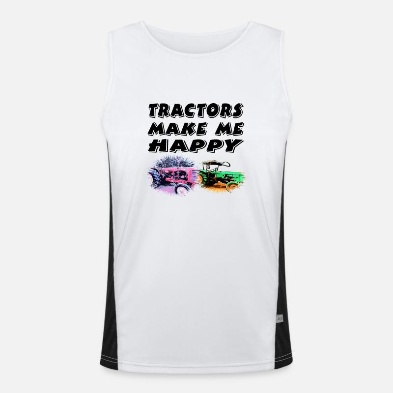 Traktor Funktionelles Kontrast-Tank Top für Männer 