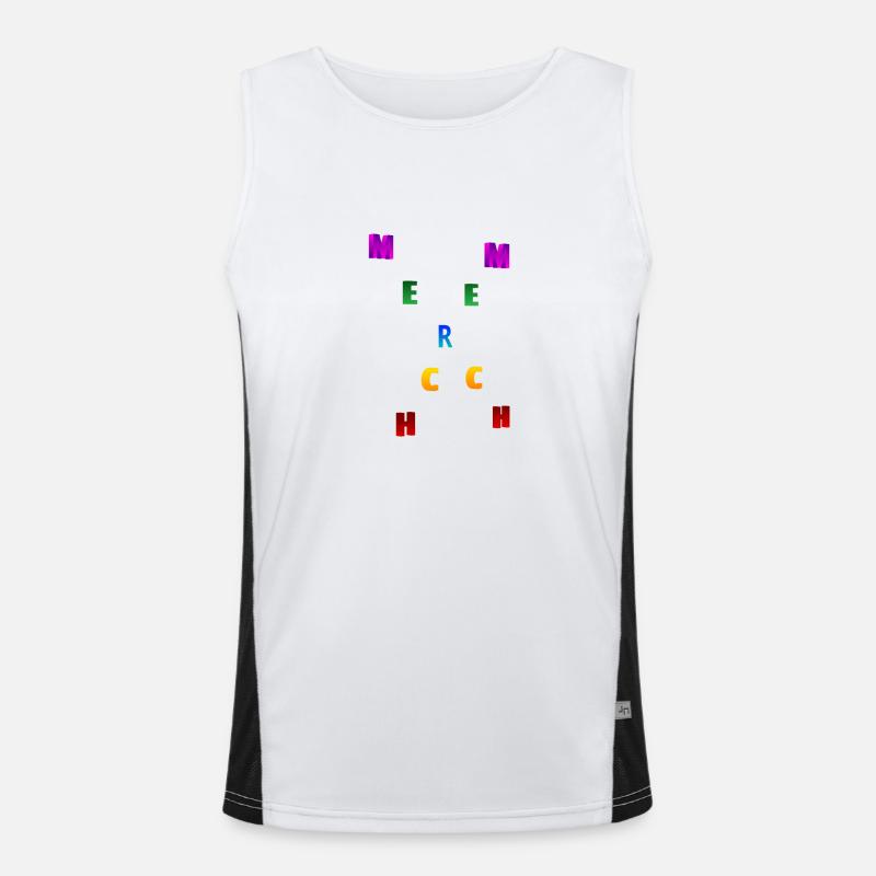 Merch Merch 2 Funktionelles Kontrast-Tank Top für Männer 