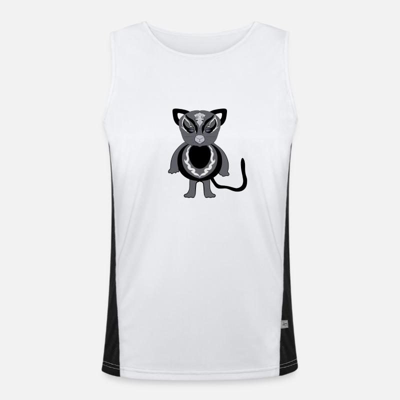 Chat Débardeur respirant contrasté Homme 