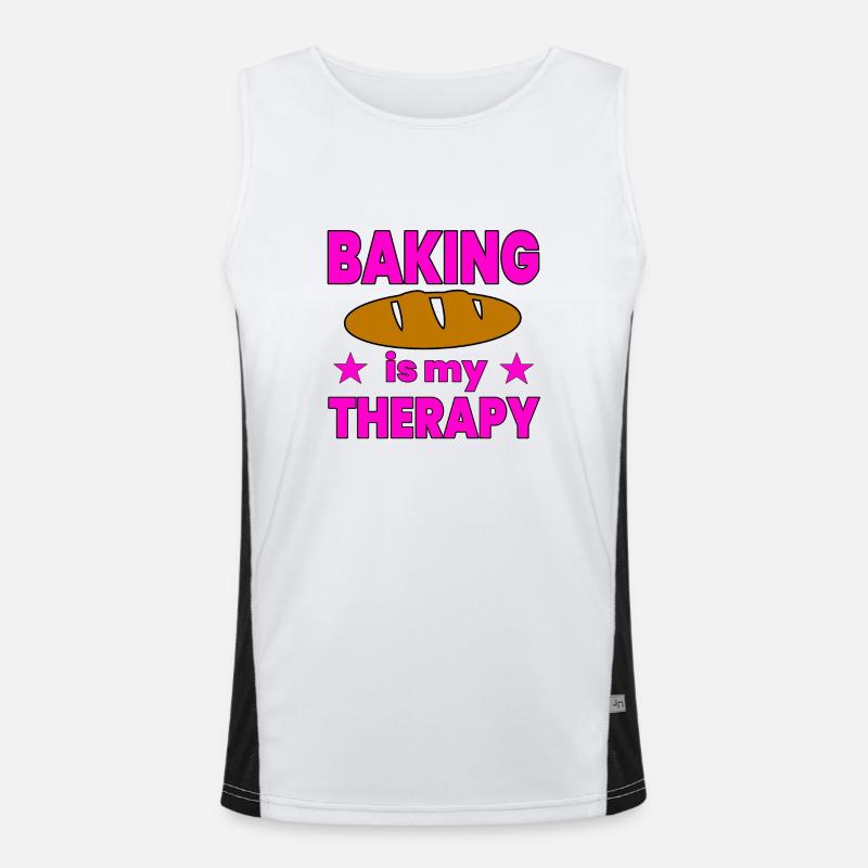 Cuire Débardeur respirant contrasté Homme 