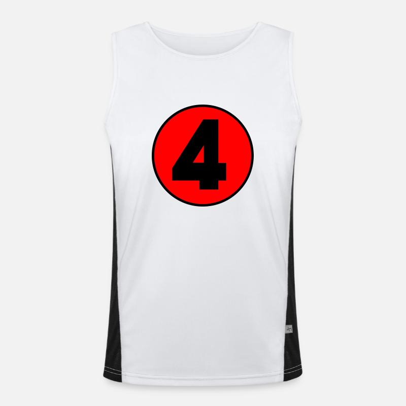 Birthday Birthday 4 Men's Functional Contrast Tank Top 