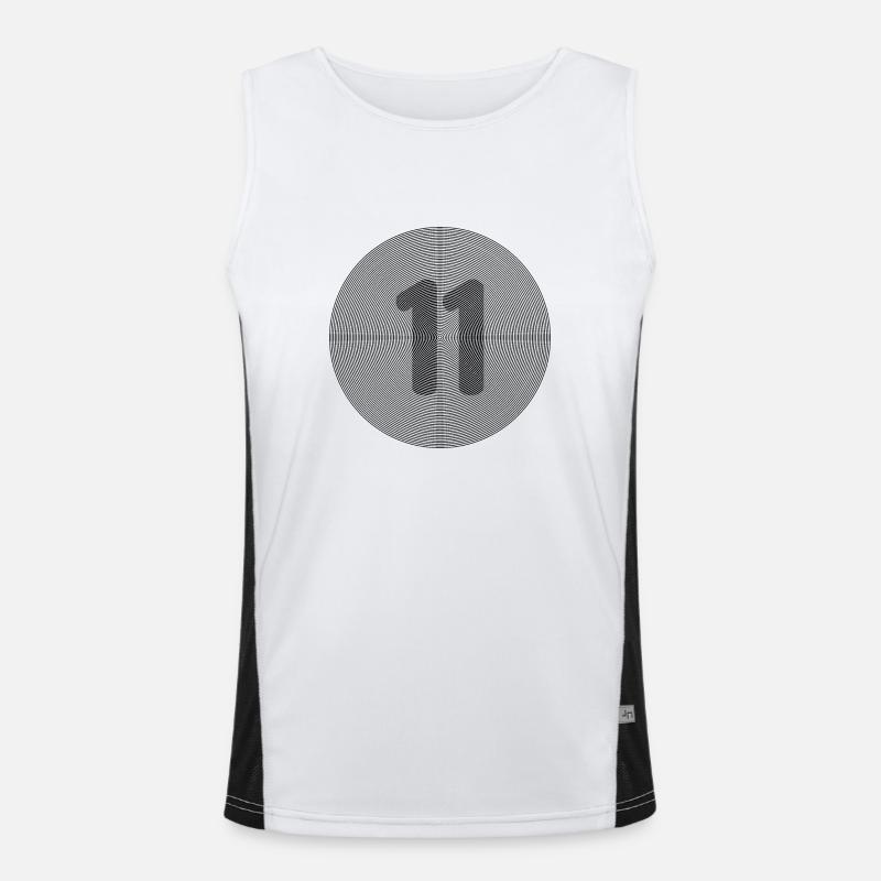 11 Men's Functional Contrast Tank Top 