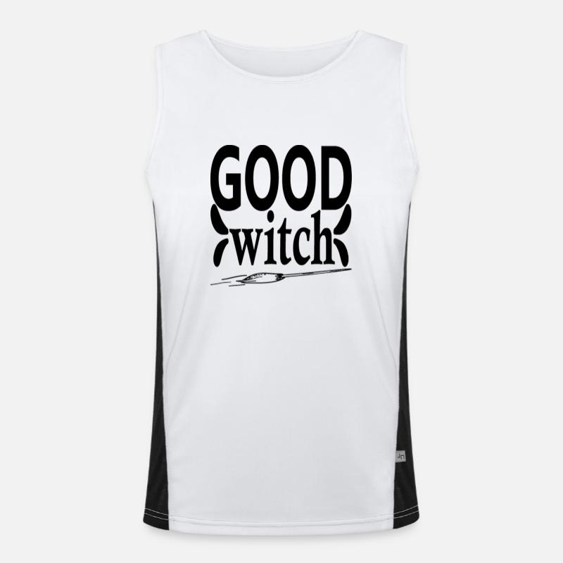 Good Witch Funktionelles Kontrast-Tank Top für Männer 