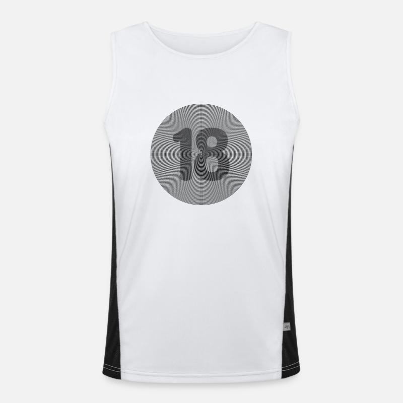 18 Men's Functional Contrast Tank Top 