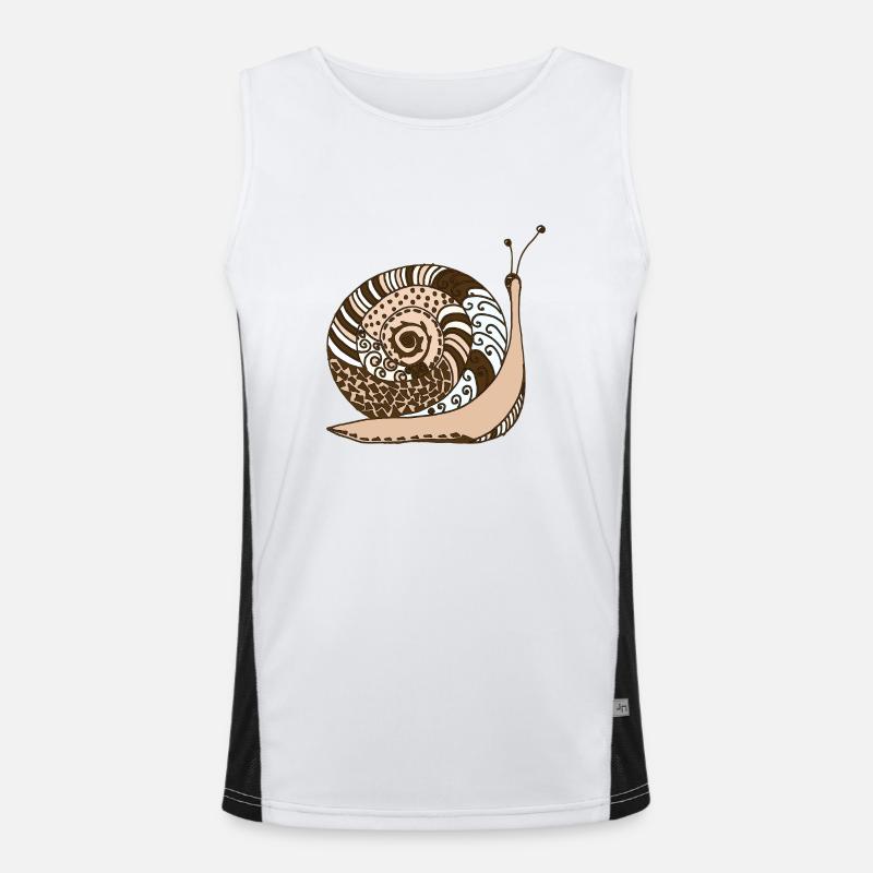 Escargot Débardeur respirant contrasté Homme 