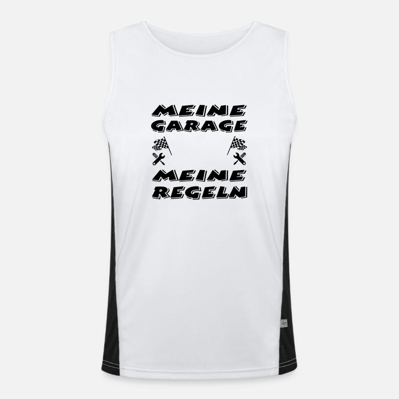 Garage Funktionelles Kontrast-Tank Top für Männer 