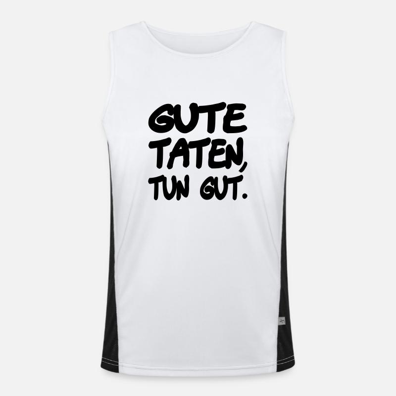 hilfsbereit Funktionelles Kontrast-Tank Top für Männer 
