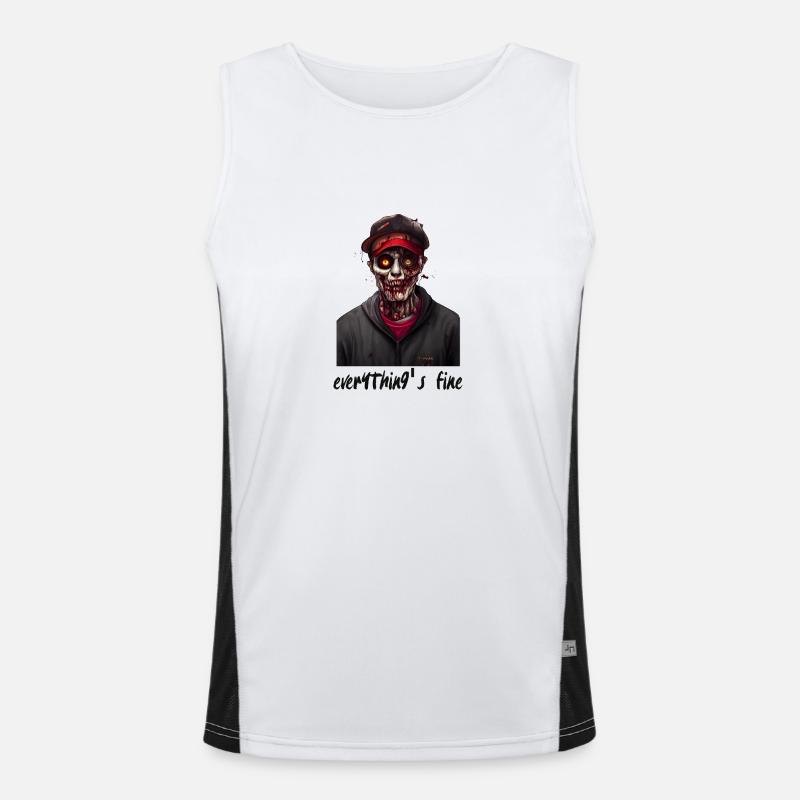 Everything s Fine Men's Functional Contrast Tank Top 