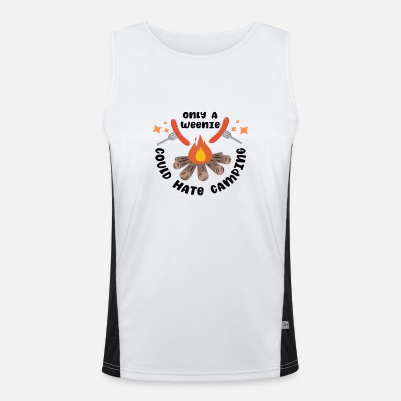 Only a Weenie could hate a Camping Funktionelles Kontrast-Tank Top für Männer 