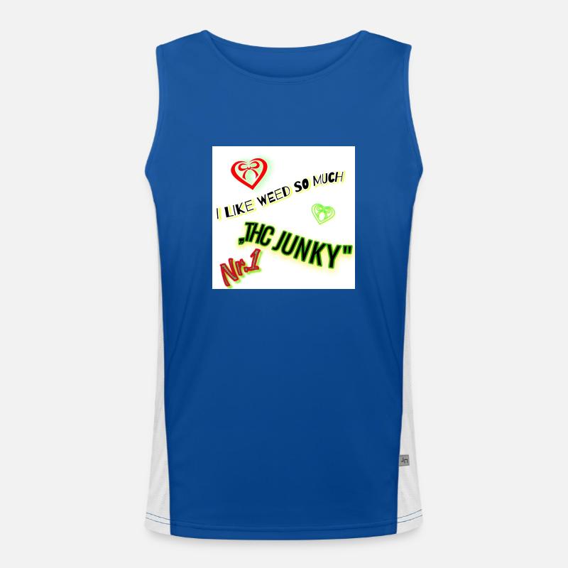 ACCRO AU THC Débardeur respirant contrasté Homme 