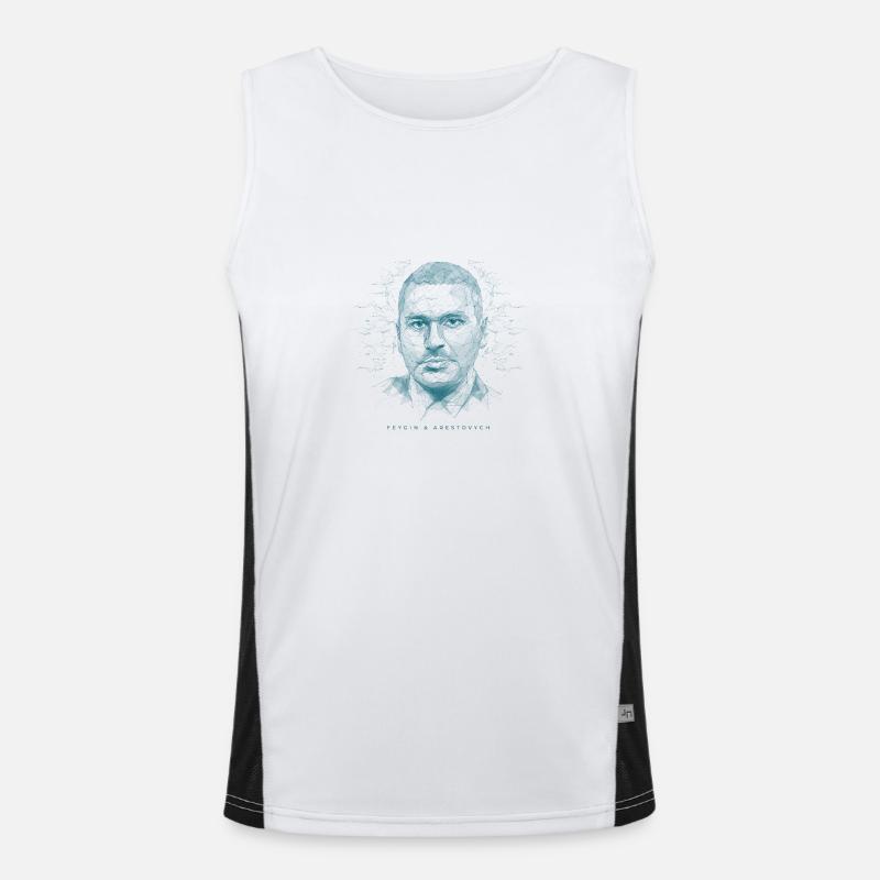 Feygin Funktionelles Kontrast-Tank Top für Männer 