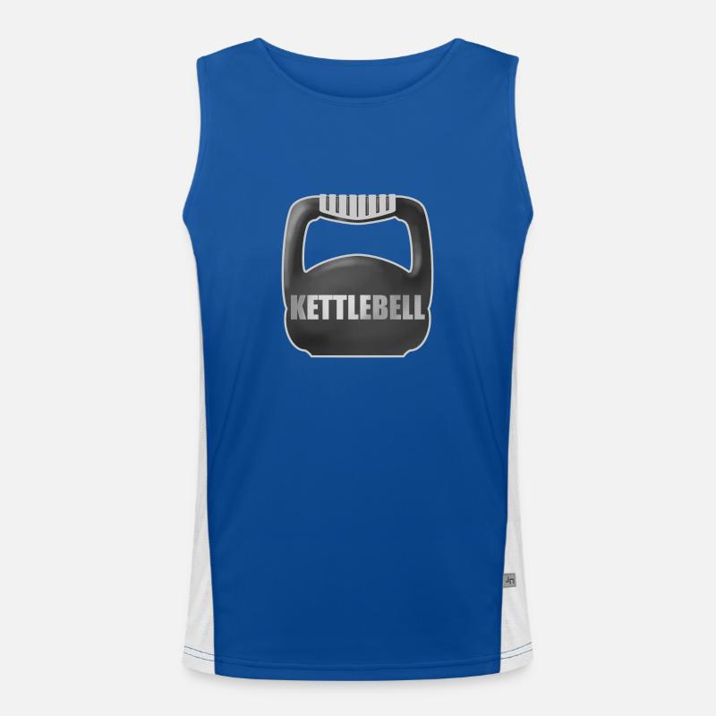 Versatile training with kettlebell. Men's Functional Contrast Tank Top 