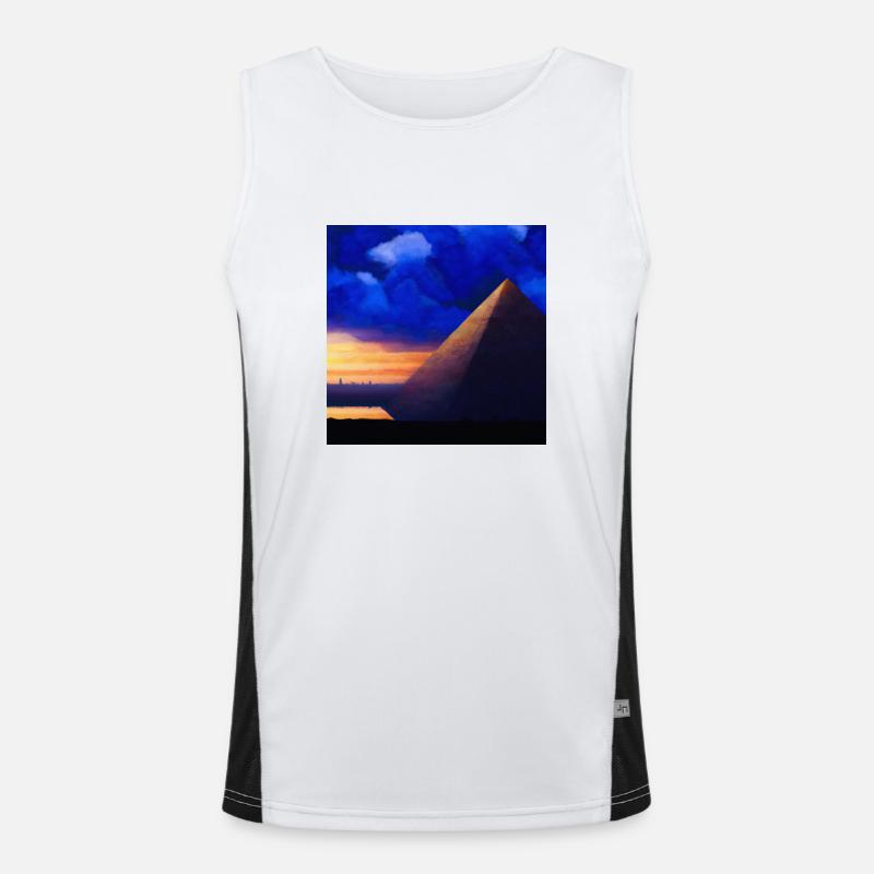 Great Pyramid Men's Functional Contrast Tank Top 