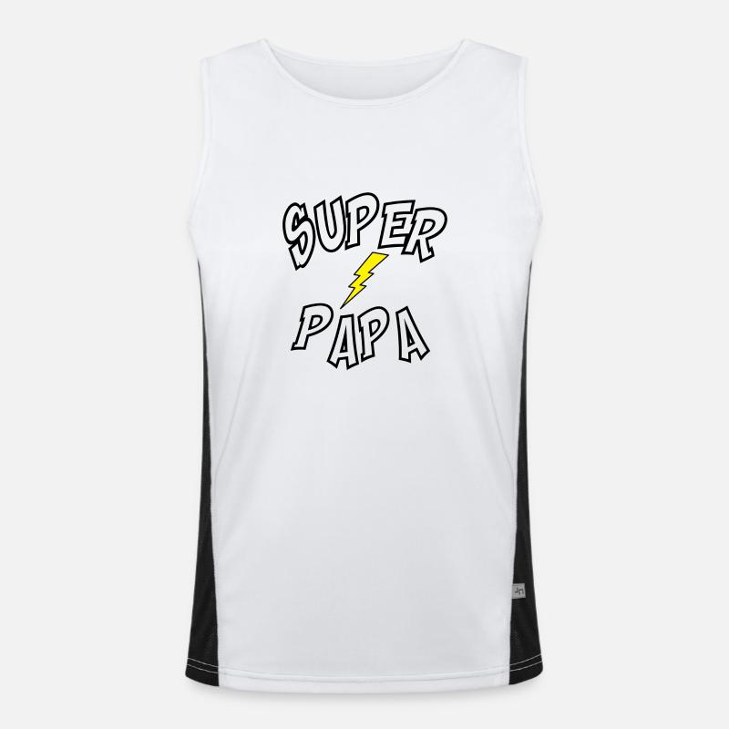 Super Dad Men's Functional Contrast Tank Top 