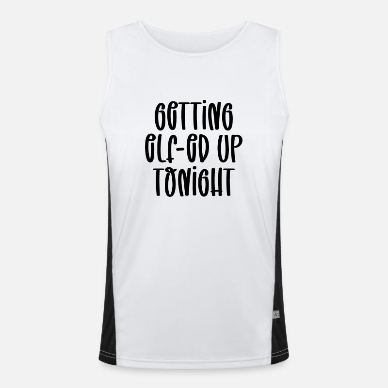 Heute Abend wird es sich um Elfen handeln Funktionelles Kontrast-Tank Top für Männer 