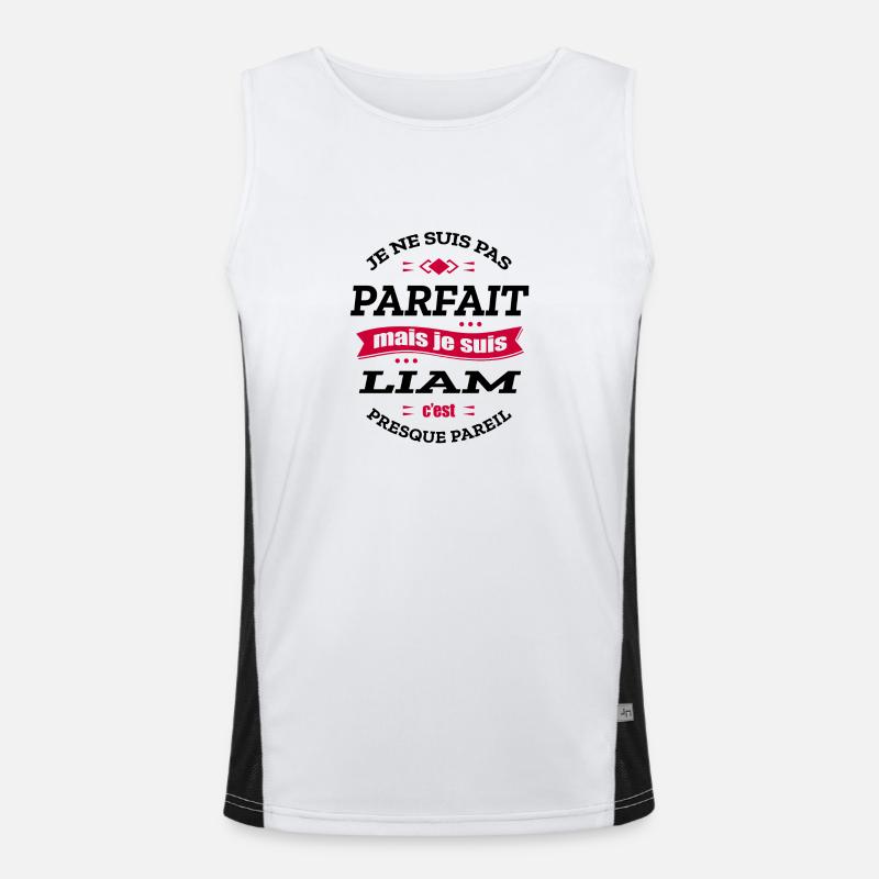 LIAM PARFAIT - PRENOM LIAM Débardeur respirant contrasté Homme 