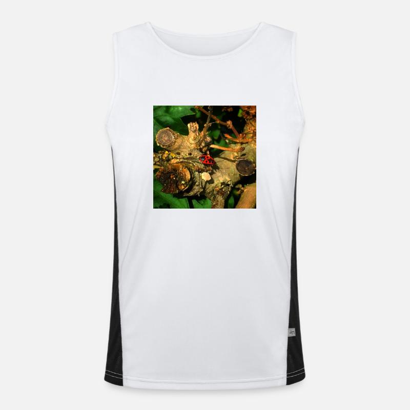 nature tier Funktionelles Kontrast-Tank Top für Männer 